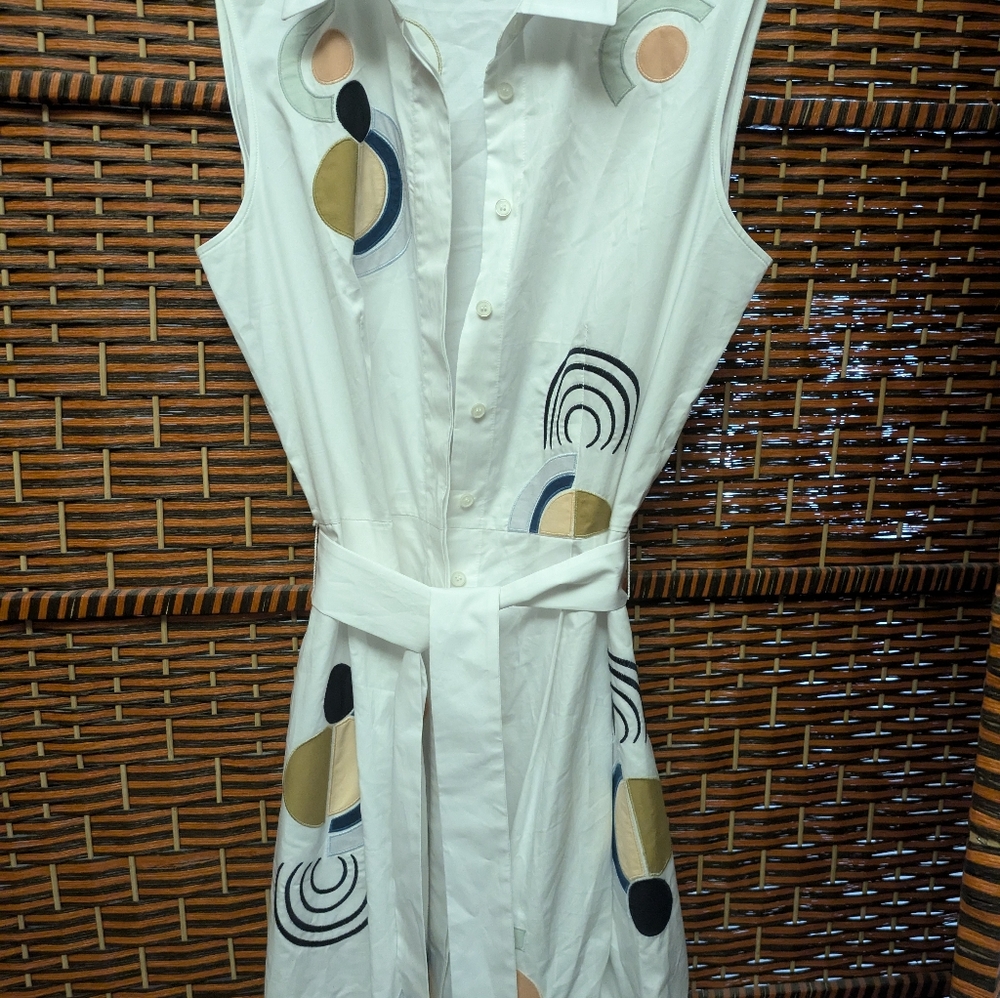 Lafayette 148 New York geometric dress - Picture 5 of 8